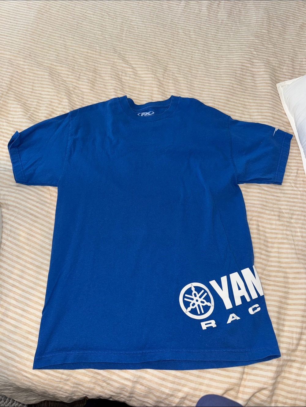 Yamaha Blue Short Sleeve Racing Logo Tee